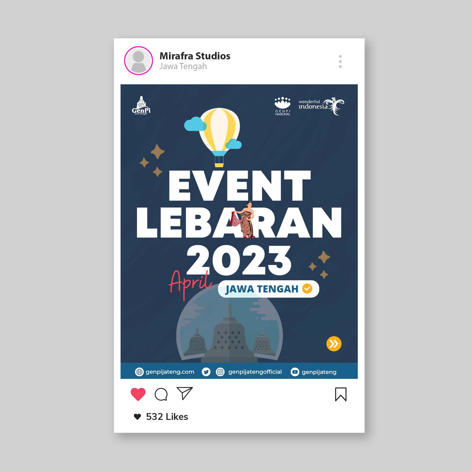 Desain Konten Event Instagram