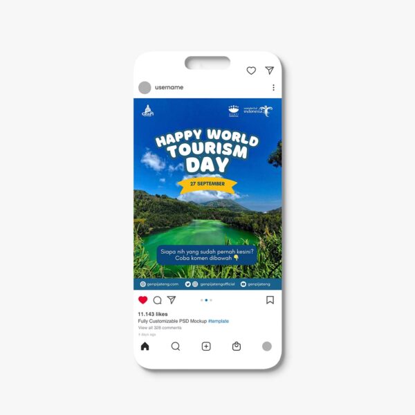 Desain Poster Hari Pariwisata Dunia