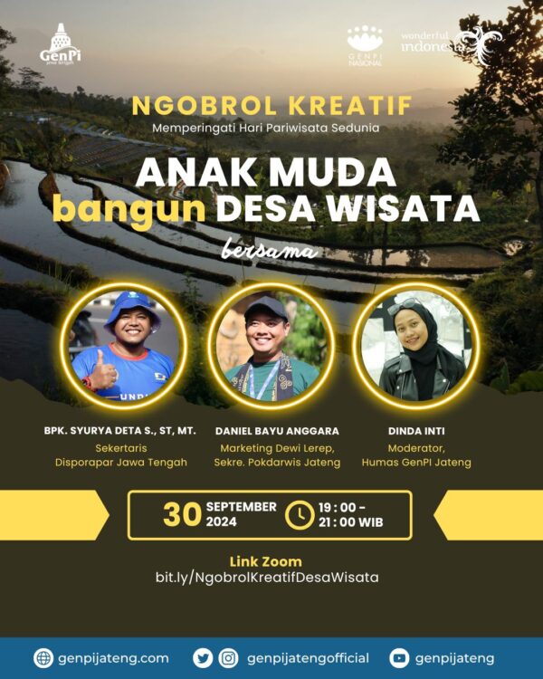 Jasa Desain Poster Webinar Pariwisata