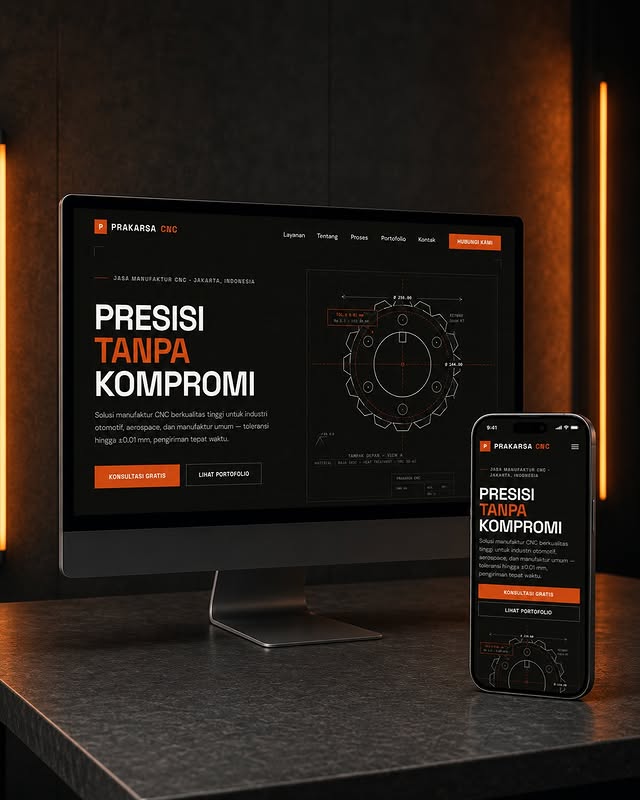 Jasa Pembuatan Website Perusahaan CNC
